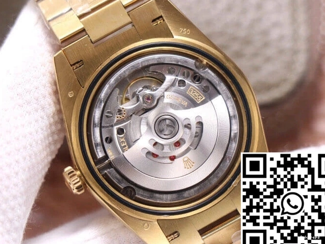 18ct M228348RBR-0002 Gold Effortless 989 Day EW Factory Date Rolex 0716